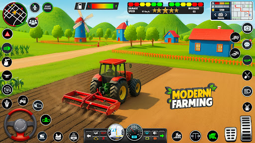 Tractor Farming Driving 3D ekran görüntüsü