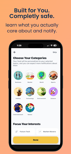 TheReader.AI: Short News App ekran görüntüsü