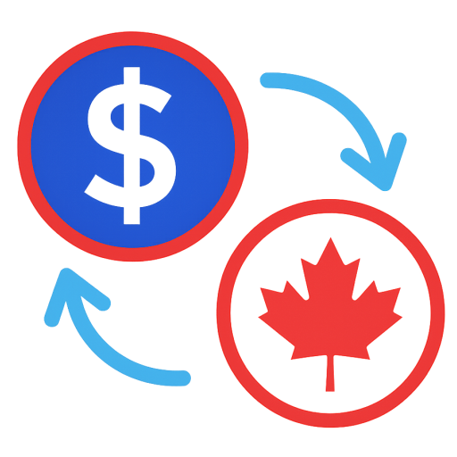 US Dollar to Canadian Dollar