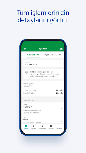 Garanti BBVA CepPOS ekran görüntüsü