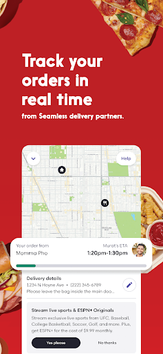 Seamless: Local Food Delivery ekran görüntüsü