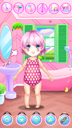 Doll Girl Dress Up & Caring ekran görüntüsü