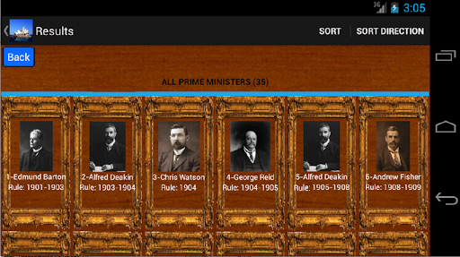 Australian Prime Ministers ekran görüntüsü