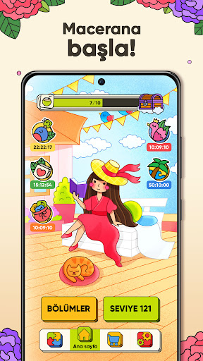 3 Tiles: Mozaik Mantık Oyunu ekran görüntüsü