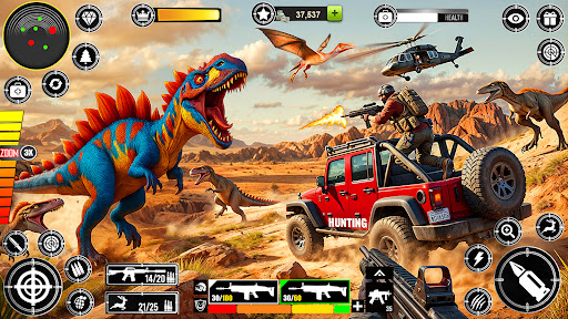 Wild Dinosaur Hunting Game ekran görüntüsü