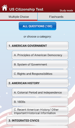 US Citizenship Test 2024 ekran görüntüsü