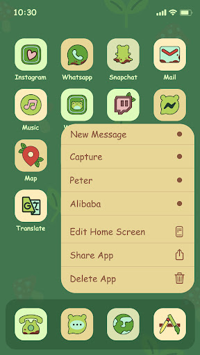 Wow Frog Theme - Icon Pack ekran görüntüsü