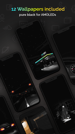 Retro Mode - Icon Pack (Neon) ekran görüntüsü
