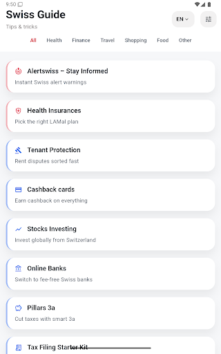 Swiss Life Toolkit ekran görüntüsü
