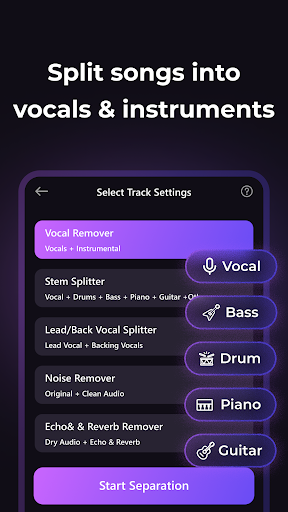 Vocal Remover & Karaoke: Coolo ekran görüntüsü