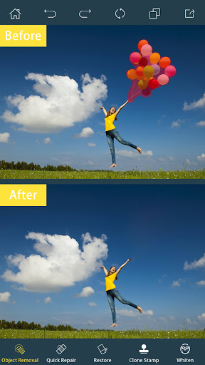 Photo Retouch-Nesne Silme ekran görüntüsü