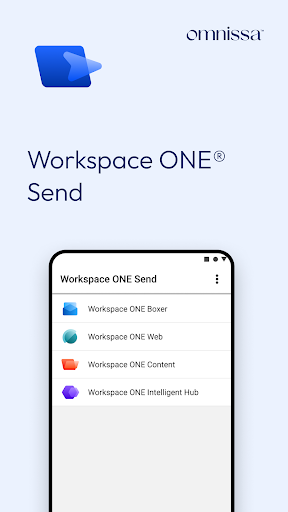 Send - Workspace ONE ekran görüntüsü