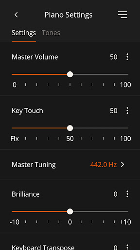 Roland Piano App ekran görüntüsü