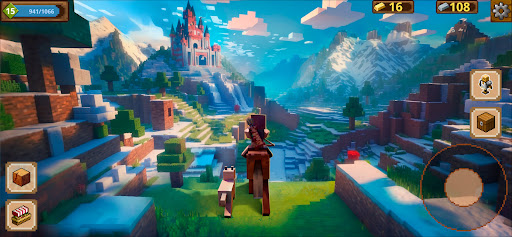 Blok Macerası - Craft Oyunu 3D ekran görüntüsü