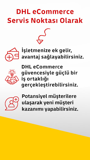 DHL Ecommerce Servis Noktası ekran görüntüsü