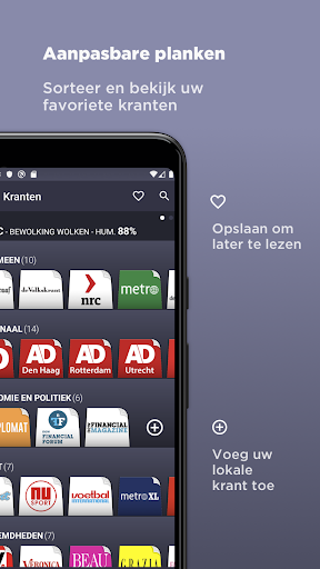 Nederlandse Kranten ekran görüntüsü