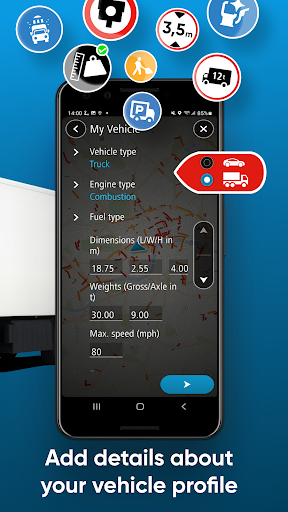 TomTom GO Expert: Truck GPS ekran görüntüsü