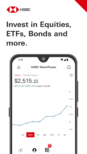 HSBC WorldTrader ekran görüntüsü