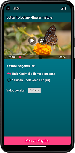 Video Kesici ve Birleştirici ekran görüntüsü