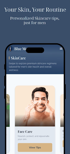 Blue Men: Skincare & Beauty ekran görüntüsü