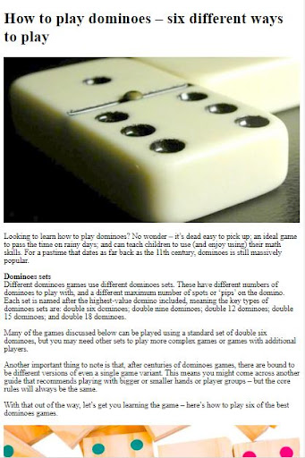 How to Play Dominoes ekran görüntüsü