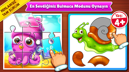 Çocuklar için yapboz oyunları ekran görüntüsü