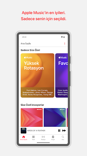 Apple Music ekran görüntüsü