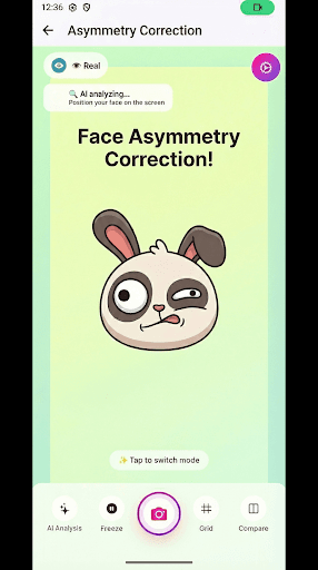True Mirror - AI Face Symmetry ekran görüntüsü