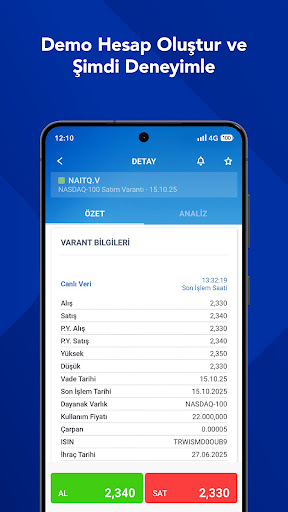 İş Varant Mobil ekran görüntüsü