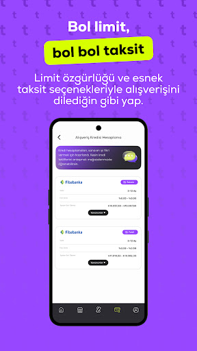 Taksitlio ekran görüntüsü