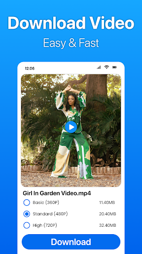 Video Downloader & Player Home ekran görüntüsü