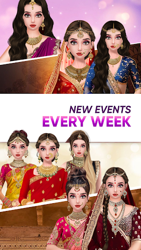 Indian Wedding Dress up Makeup ekran görüntüsü