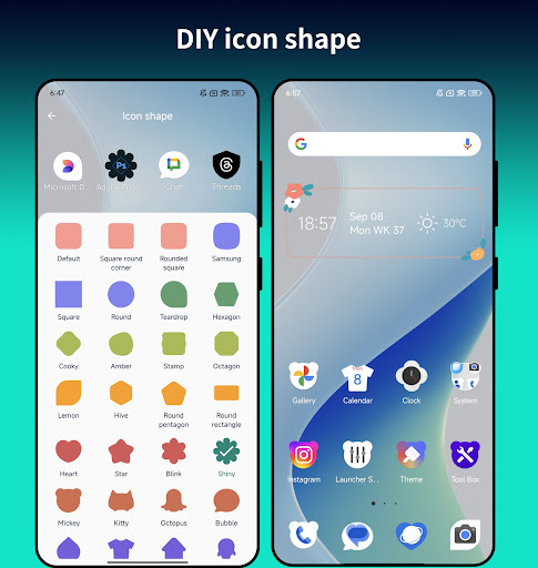 Rich Launcher for Android 16 ekran görüntüsü