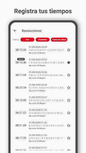 Cube Timer ekran görüntüsü