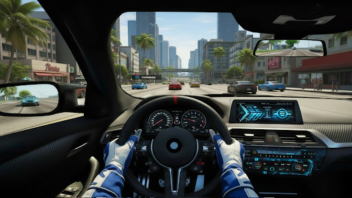 Real Traffic Car Racing Games ekran görüntüsü
