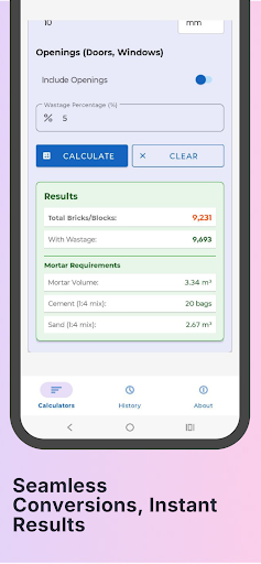 Concrete Calculator ekran görüntüsü