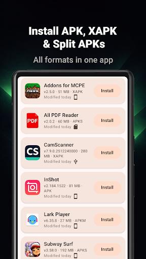 SAI+: XAPK & APK Installer ekran görüntüsü
