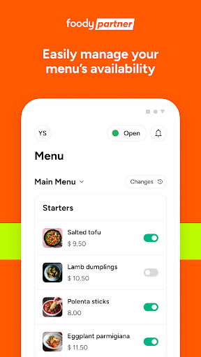 foody partner ekran görüntüsü