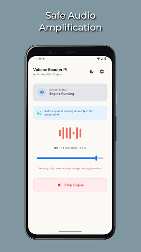 Volume Booster PI: Max Sound ekran görüntüsü