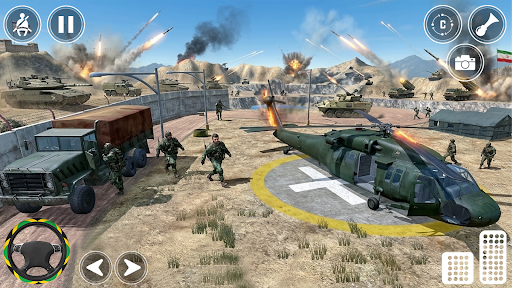 Army Truck Game Simulator 3D ekran görüntüsü