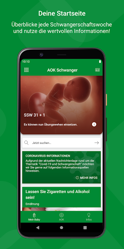 AOK Schwanger - Gesund Leben ekran görüntüsü