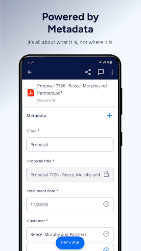 M-Files for BlackBerry ekran görüntüsü