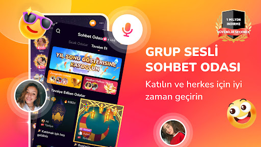 Honey Jar -Sesli Sohbet& Parti ekran görüntüsü