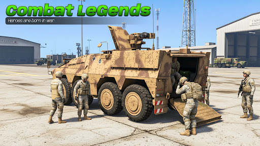 Military Truck Cargo Game 3d ekran görüntüsü