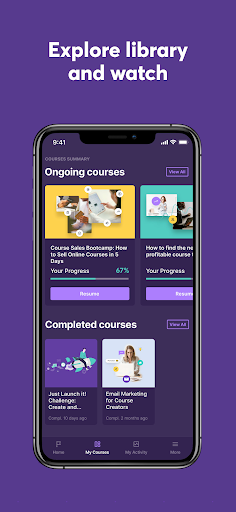 Learnworlds Mobile App Builder ekran görüntüsü
