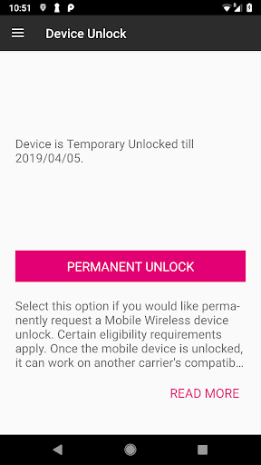 T-Mobile Device Unlock (Pixel) ekran görüntüsü
