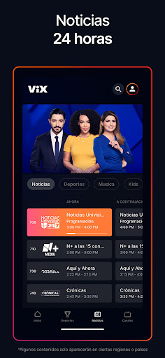 ViX: TV, Deportes y Noticias ekran görüntüsü
