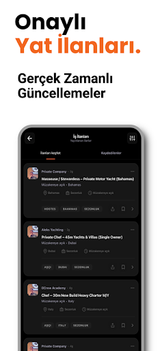 Yat Kariyer ekran görüntüsü