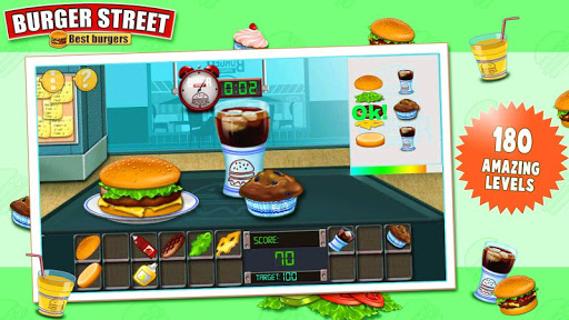 Burger Street: Cooking Rush ekran görüntüsü