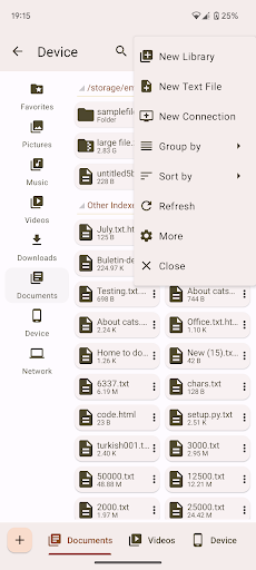 Oojao Files Manager ekran görüntüsü